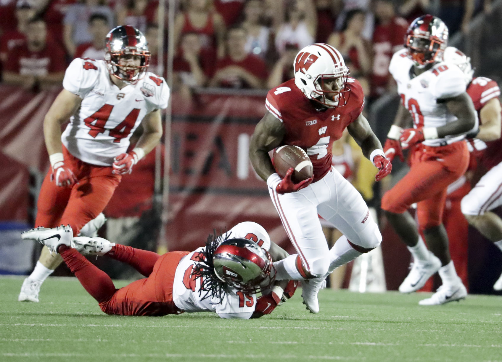 Wisconsin Badgers 34, Western Kentucky Hilltoppers 3